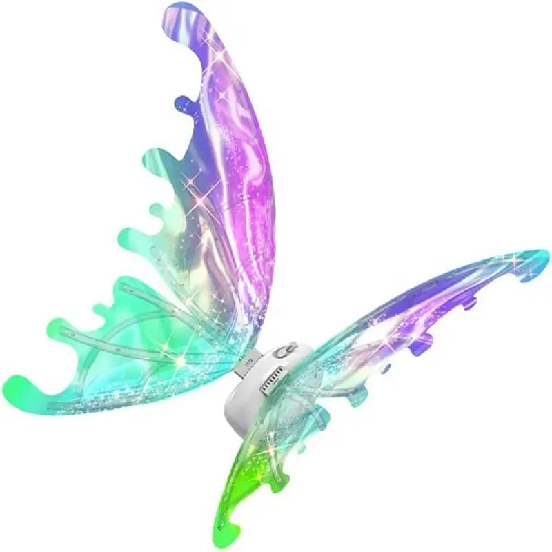 Электрические сверкающие крылья бабочки