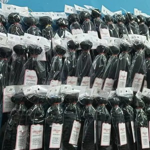 100 根优质处女单人捐赠原发束套装 墨西哥发束带薄膜蕾丝前额饰件 柬埔寨波浪发束 波浪发束闭合件 - Product Image 5