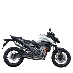 Échappement pour KTM790/890 DUKE <span class=keywords><strong>CF</strong></span> <span class=keywords><strong>MOTO</strong></span> 800NK Alliage de titane Section complète Échappement double sortie haute sortie - Product Image 5
