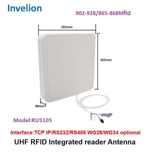 Libero SDK lungo raggio <span class=keywords><strong>UHF</strong></span> <span class=keywords><strong>RFID</strong></span> integrato lettore 4dbi Antenna con RS232 rrs485 Wiegand parcheggio veicolo di controllo di accesso - Product Image 3