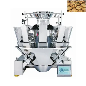 Galletas cookies biscuits automatic weighing packing machine 10 heads weigher VFFS 420 pillow bag machine