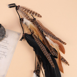 Genya Thời Trang Lông Phần Mở Rộng Tóc Dài Tua Lông Đầu Chuỗi Màu Lông Phụ Kiện Tóc Cho Phụ Nữ Cô Gái - Product Image 6