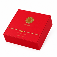 Boîte cadeau magnétique à double ouverture écologique avec logo personnalisé, boîte d'ouverture unique de qualité supérieure pour cadeau nid d'oiseau, OEM ODM