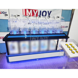 Souffleur de loterie électronique personnalisé de tirage au sort de boules de <span class=keywords><strong>ping</strong></span>-<span class=keywords><strong>pong</strong></span> boîte de mélange d'air soufflant machine de loterie de loto d'agitation - Product Image 3