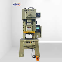 Presse à poinçonner pneumatique APA 45 tonnes à châssis en acier stable pour atelier de pièces automobiles, machine de découpe, gaufrage, rivetage et estampage de métaux