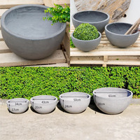 Moule de Jardinière en Ciment/Pot de Fleurs en Fibre de Verre de Haute Qualité et Économique, Origine Chine