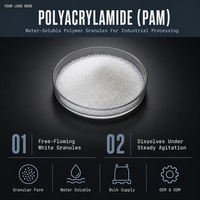 Polyacrylamide PAM, poudre granulaire blanche, flocculant pour le traitement de l'eau, marque JUNSHENG, anionique, pureté 90%, vente en gros, OEM, ODM