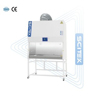 Estación de trabajo patológica SCITEK de tipo cerrado con puerta de vidrio motorizada, diseño de sistema de succión de olores y sistema de filtración de aire. - Product Image 3