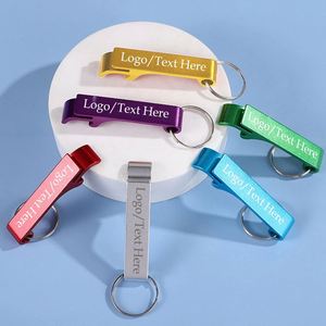 Ouvre-bouteille miniature avec logo personnalisé, porte-clés en métal tendance avec gravure UV et laser - Product Image 3