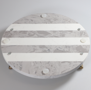 Speciale vassoio di marmo con bianco e nero per la decorazione o stoviglie - Product Image 6