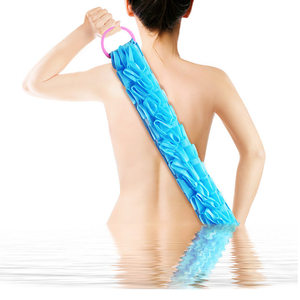 Brosse corporelle multifonction 2 en 1, brosse complète avec poignée, éponge de bain exfoliante, convient à la plage pour hommes et femmes, - Product Image 3