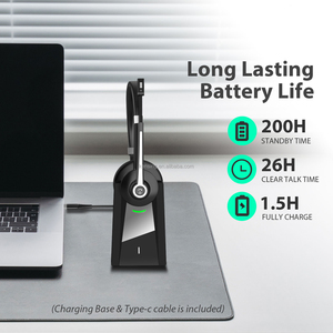 BT-783 Cao Giọng Nói Rõ Ràng Tiếng Ồn Hủy Bỏ Không Dây Trucker Tai Nghe Tai Nghe Với Microphone Và USB Dongle - Product Image 6