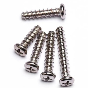 Stainless Steel Pan Head Phillips Flat Tail Self-Tapping <strong>Screws</strong> Fine Thread <strong>White</strong> Steel Head <strong>Screws</strong> - Product Image 1