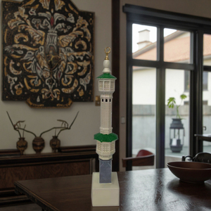 Thủ Công Nhựa Nhà Thờ Hồi Giáo Tháp Đồ Trang Trí Hồi Giáo Văn Hóa Trang Trí Bộ Sưu Tập Cho Văn Phòng Nhà Hiển Thị Ramadan Trang Trí - Product Image 1