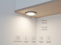 Lumière LED encastrée pour armoire, 12V, moderne, à commande tactile, avec variateur d'intensité, télécommande, écologique, en aluminium, pour intérieur de camping-car, 5046-71