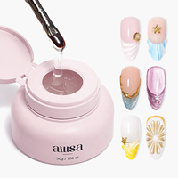 Gel UV multifonctionnel haute brillance, couche de finition dure, fournitures professionnelles pour le nail art, s'enlève facilement, écologique, séchage rapide, 30g