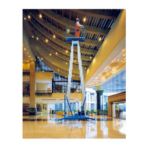 Plataforma de Trabajo Aérea Hidráulica de Mástil Único, Doble Columna, Elevador de Aleación de Aluminio de Doble Mástil, Mesa Elevadora Móvil de Mástil Único - Product Image 4