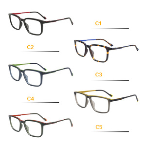 Gafas Ópticas de Diseño Coloridas de Acetato Mixto con Metal, Monturas Clásicas de Acetato de Celulosa Unisex, Nueva Moda 2026 - Product Image 5