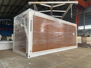 Mô-đun mở rộng container nhà Hà Bắc Quảng Đông phẳng Bốn bánh xe container nhà với Trailer - Product Image 6