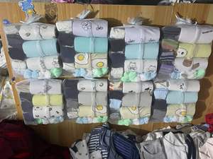 Vendita diretta in fabbrica Set tuta kaki per neonati 0-12 <span class=keywords><strong>mesi</strong></span> tessuto in maglia <span class=keywords><strong>di</strong></span> puro cotone dieci pezzi regalo in scatola per bambine - Product Image 6