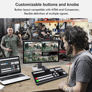 Panel de control KD50B Broadcast-Grade BMD <span class=keywords><strong>ATEM</strong></span> Companion con LCD y botones personalizados para grabación de Iglesia, radio y televisión - Product Image 4