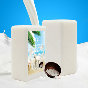 Savon en barre de lait de chèvre en soie végétalienne 200g en gros-Savon solide fait à la main pour éclaircir et hydrater la peau - Product Image 1
