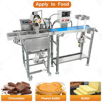 Machine à enrober les biscuits pour boulangerie commerciale MY, petit équipement industriel d'enrobage au chocolat avec réservoir de tempérage intégré