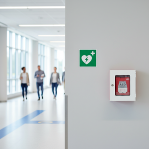 Defibrillatore PVC 150x150mm - Product Image 3