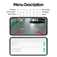 Caméra de recul sans fil WiFi pour voitures, vision nocturne pour appareils Android et Apple iOS, compatible avec VW Bora CC Crafter Nissan Civic
