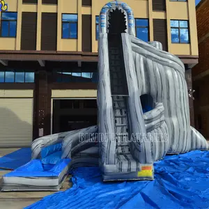 Deslizador gigante inflável com piscina, deslizante água especial para adultos/crianças