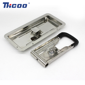 Nhiệm Vụ Nặng Nề Lõm Cửa Khóa Hàng Hóa Trailer Cửa Xử Lý Latch Ổ Khóa Lạnh Van Xe Tải Phía Sau Cửa Xử Lý Khóa - Product Image 5