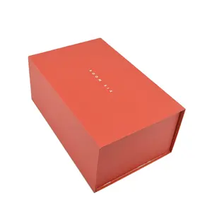工厂高端磁铁盒纸箱黑色刚性扁平豪华磁性折叠储物纸礼品盒带磁铁盖封口