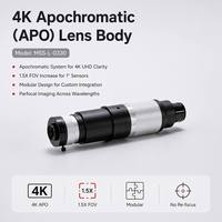 Objectif de caméra de microscope apochromatique 4K sans reprise de mise au point pour le contrôle qualité alimentaire MSS-L-0330