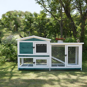 La mia conigliera da compagnia con la casa delle gabbie dei coniglietti in legno resistente alle intemperie - Product Image 5