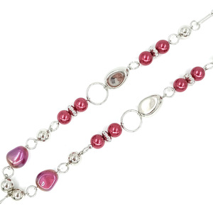 Chaîne de téléphone <span class=keywords><strong>portable</strong></span> <span class=keywords><strong>en</strong></span> verre et perles baroques de couleur nouvelle 2022, style vintage, bouton facile à tirer, badge <span class=keywords><strong>collier</strong></span> - Product Image 6