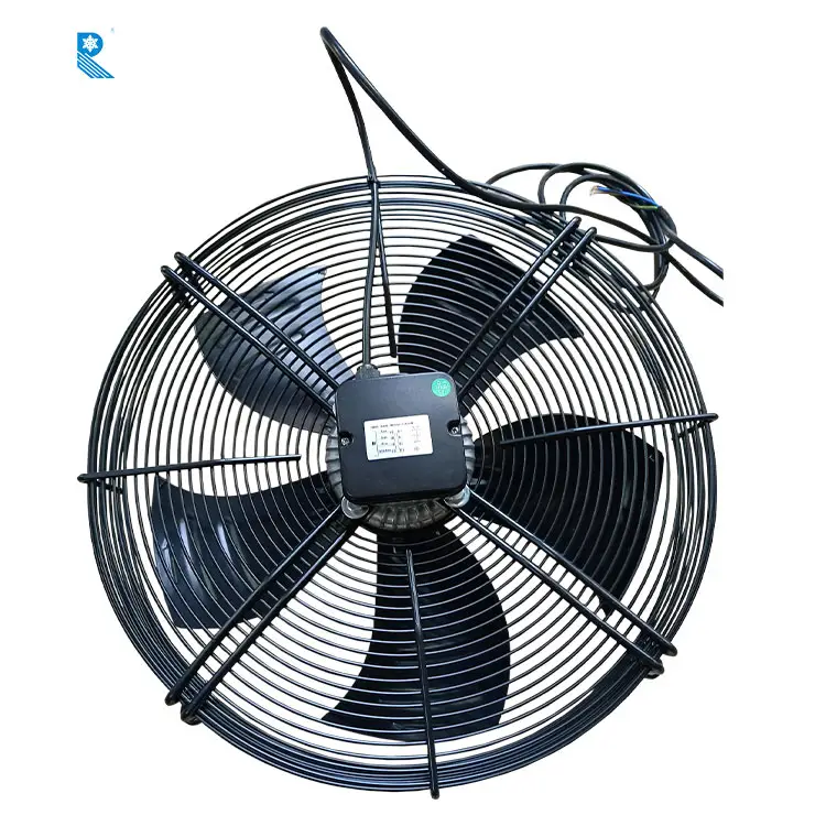 Ruixue Hot Selling 200-500Mm Axiale Ventilator Industriële Verdamper Ventilator Met Aansluitdoos