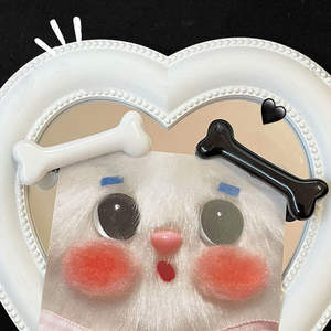 Caldo di vendita di Halloween dolce e fresco osso forcina Y2k Hot Girl frangs per capelli carine becco d'anatra Selenite osso meditazione copricapo - Product Image 4