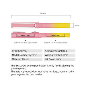 Pena bola gulir kapasitas tinggi kustom hadiah promosi gradien baru pena medis bisnis pribadi plastik tinta Gel - Product Image 2