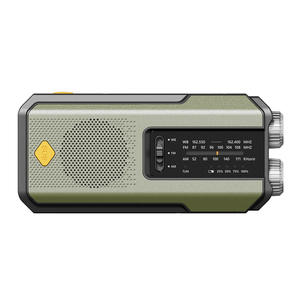 Radio meteorológica solar, la más vendida, para interiores y exteriores, banco de energía de emergencia, radio AM/FM/WB con linterna LED SOS y carga de teléfono - Product Image 1