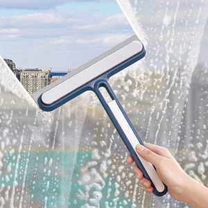 Limpiador de Vidrios de Silicona, Cepillo para Limpiar Ventanas, Limpiador de Espejos de Baño con Espátula para Ducha, Herramientas de Limpieza para el Hogar - Product Image 3