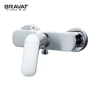 Bravat monocomando a parete a vista vasca da bagno rubinetto doccia miscelatore doccia bagno