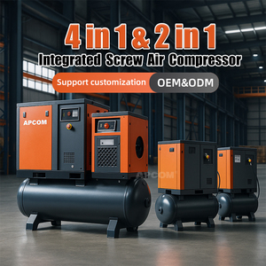 Industrial Electric <b>Air</b> Cooled Screw <b>Air</b> Compressors 2.2kw 3.7kw 4kw 5.5kw 7.5kw 11kw 15kw 22kw 7bar 8bar 10bar High Efficiency - Product Image 5