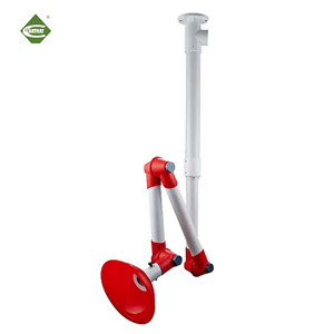 Cartmay Chất lượng cao đồ nội thất phòng thí nghiệm fume extractor Arms phòng thí nghiệm 3 khớp PP <span class=keywords><strong>Dia</strong></span> 110mm hiện đại tùy chỉnh 1 bộ làm việc trạm - Product Image 2