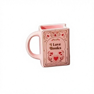 Artículo Popular TK, <span class=keywords><strong>Taza</strong></span> para Amantes de los Libros, Estilo Europeo, <span class=keywords><strong>Taza</strong></span> de Cerámica con Borde Floral - Product Image 3