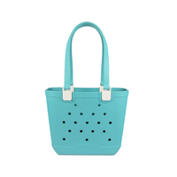 Sac de plage unisexe de luxe en EVA, grand panier fourre-tout en caoutchouc et silicone, imperméable, grande capacité