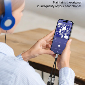 <span class=keywords><strong>2</strong></span> trong 1 kép <span class=keywords><strong>USB</strong></span> C Splitter Loại C âm thanh <span class=keywords><strong>Adapter</strong></span> dây Loại C âm thanh Dongle cáp với sạc nhanh - Product Image 6