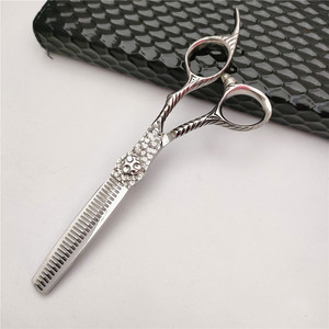 Tijeras de Peluquería Profesionales Dm de 6.0 Pulgadas, Acero Inoxidable 440C, para Diestros, Uso en Salón de Belleza, Tipo de Cuchilla Estándar - Product Image 4