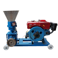Nouvelle machine à fabriquer des granulés d'aliments pour animaux en gros, moteur inclus, acier inoxydable, capacité de 120-160 kg, utilisation à domicile ou à la ferme, fonctionnement facile