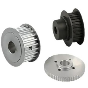 Polea de distribución de aluminio Bibo Custom HTD 3m 5m 8m con orificio cónico recto XL MXL T5 T10 para servomotor CNC e impresión 3D - Product Image 3
