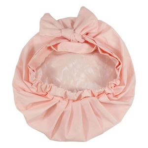 Gorros de Ducha de Satén Grandes, Reutilizables, Impermeables, de Doble Capa, Hechos a Mano y Personalizados para Mujer, con Lazos, para Todo Tipo de Cabello, Regalos - Product Image 4